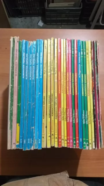 Lotto Stock 28 Fumetti Almanacco Topolino Walt Disney