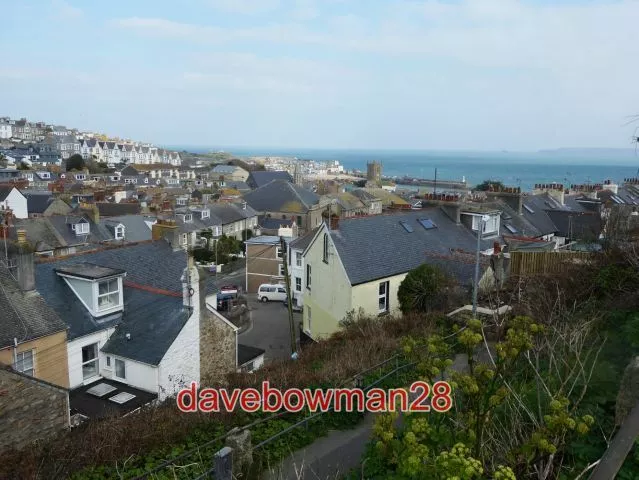 Photo  View Over St Ives Taken From Near To The Car Park On Park Avenue Looking