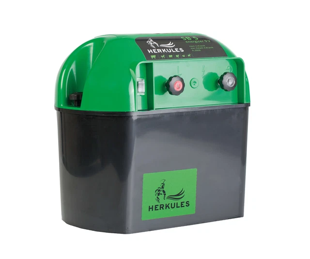 Weidezaungerät Herkules SB5 - Elektrozaungerät Elektrozaun Batteriegerät 9 Volt