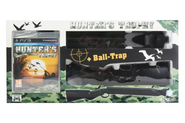 Bundle Hunters Trophy gioco gioco + fucile sparatutto per Sony PS3 Move