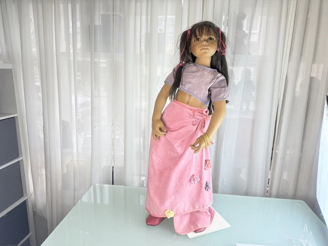 ANNETTE HIMSTEDT POUPON de Collection Poupée Marlie 60 Cm. en Parfaite