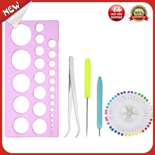 es Scrapbooking Quilling Paper Tool Set Tweezer Needles Starter Quilling Tools K
