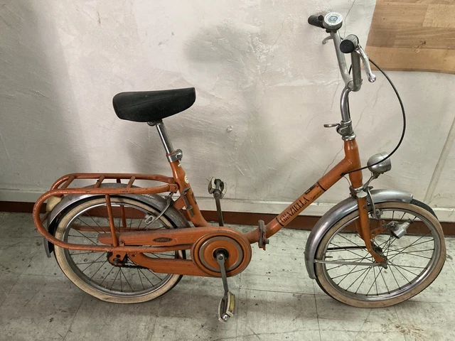 ORIGINALE BICI GRAZIELLA carnielli ruota 20 colore arancione