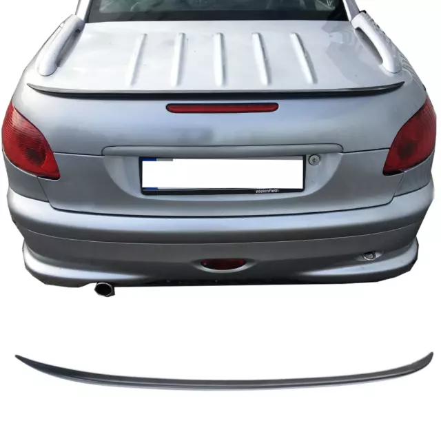 Arrière Spoiler Aileron Lèvre de Spoiler Coffre pour Peugeot 206 Cc 1998-2006