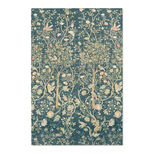 William Morris Area Rugs - Melsetter - Carpet Mat Floor Living Bed Green Gifts