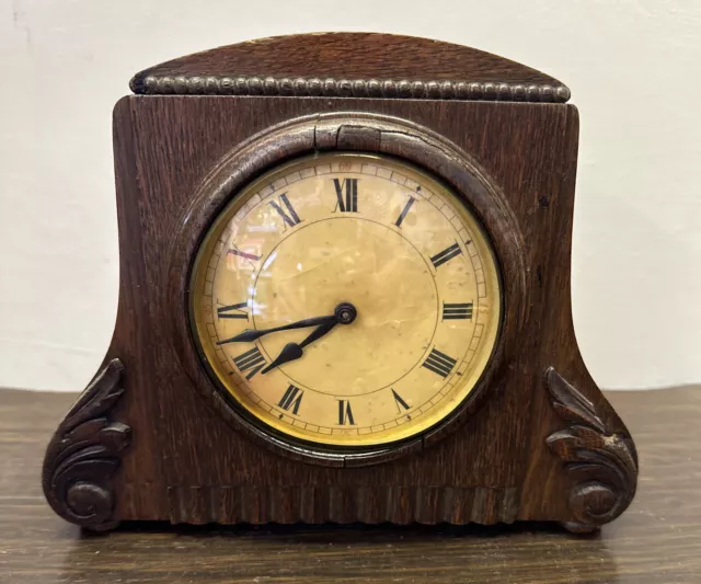 Art Deco HAC Hamburg American  Company Miniature Mantle Alarm Clock