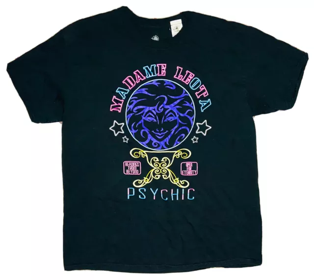 Disney Parks The Haunted Mansion Madame Leota Neon Unisex Shirt; Size L