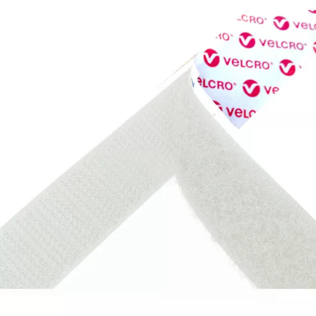 VELCRO® Marca Genuina PS14 AUTOADHESIVO Pegajoso en Cinta GANCHO Y BUCLE Tiras 3