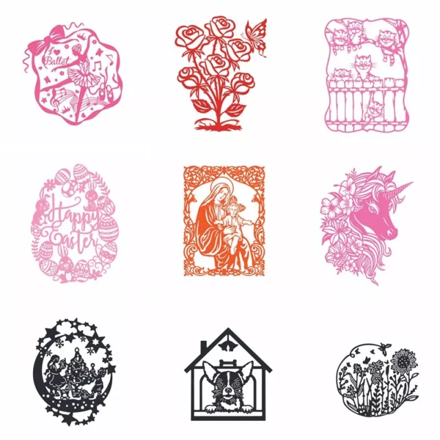 Animals Flowers Metal Cutting Dies Stencil DIY Scrapbooking Embossing Craft Card