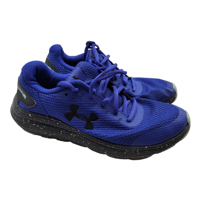 Under Armour Boys Surge 2 Fade 3023977-500 Blue Running Shoes Sneakers Sz 5.5 Y