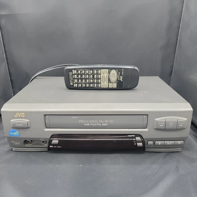 JVC HRA35U VCR VHS Player ProCision 19U 4 Head Recorder Player w