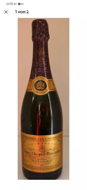Champagner Veuve Clicquot Ponsardin Vintage Reserve 1989 (265,33 €/L)