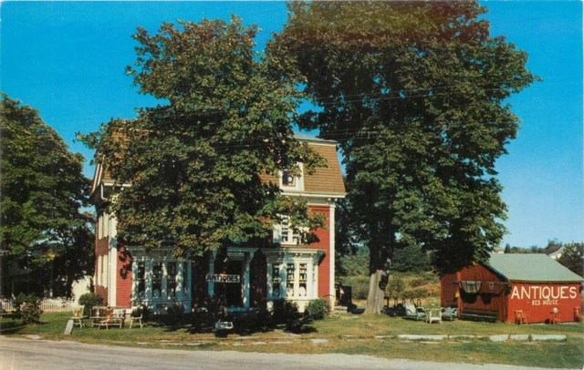 A View Of The Red House Antiques, Round Pond Harbor, Maine ME
