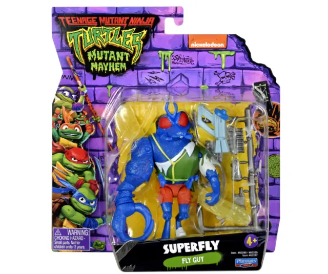 Teenage Mutant Ninja Turtles Mutant Mayhem SUPERFLY Fly Guy Action Figure TMNT