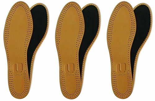 Lenzen 3 Paires de Semelles Intérieures en Cuir de Mouton avec Charbon Actif ...