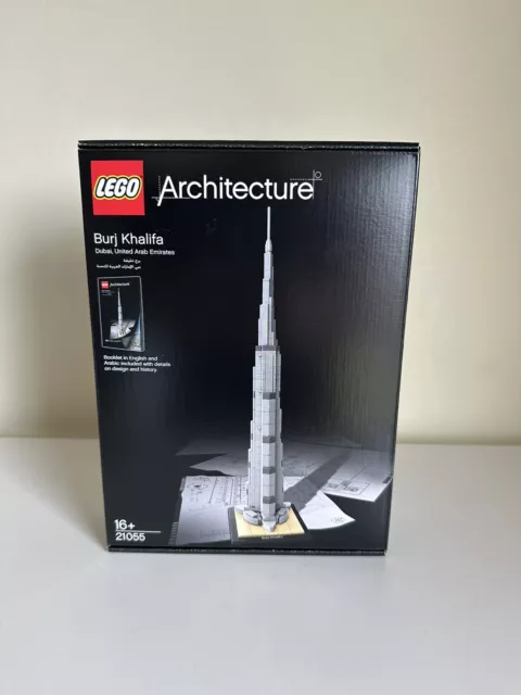 Retired LEGO Architecture Burj Khalifa 21055 Landmark Dubai UAE | Brand New ✅