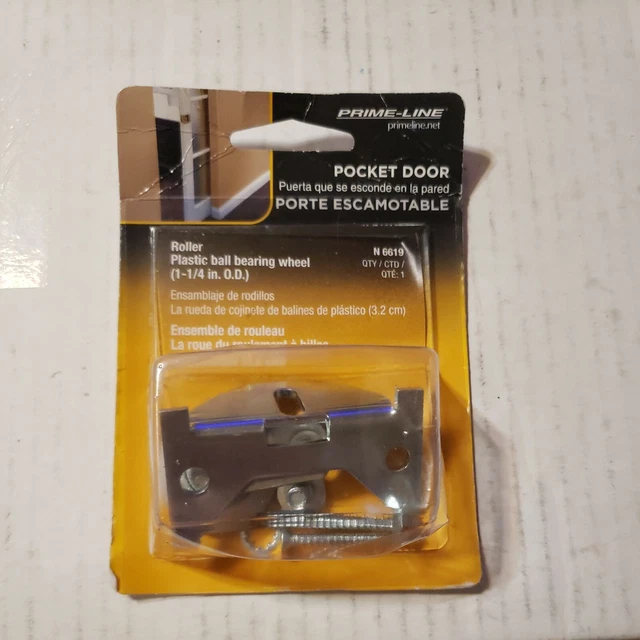 Prime-Line Products N 6619 Pocket Door Roller Assembly, 1-1/4 in., Plastic,