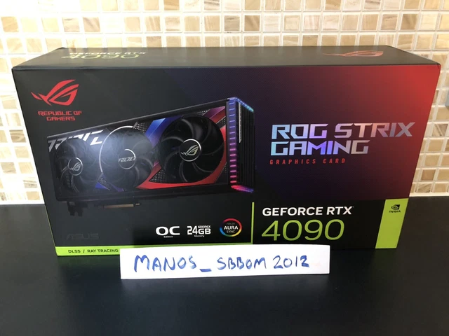 ASUS RTX 4090 24GB ROG STRIX OC GPU Graphic Card - FREEPOST 24HR ...