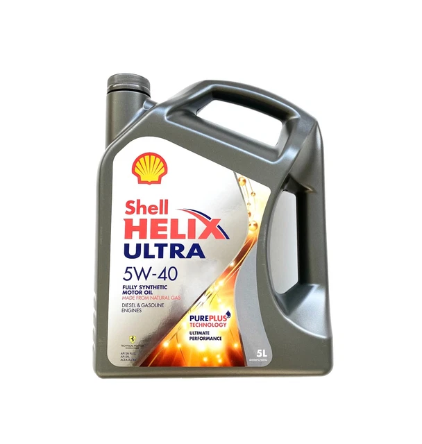 Shell Helix Ultra 5W-40 5W40 Fully Synthetic Engine Oil - 5 Litres 5L