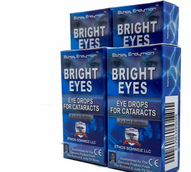 Katarakt NAC Augentropfen helle Augen 4 Schachteln 40ml Ethos Nr. 1 Bestseller weltweit