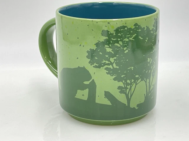 Tim Hortons 2017 Limited Edition Green Collectible Coffee Cup Ceramic Tea Mug 4"