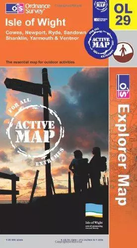 Isle of Wight (OS Explorer Map Active): Sheet OL29