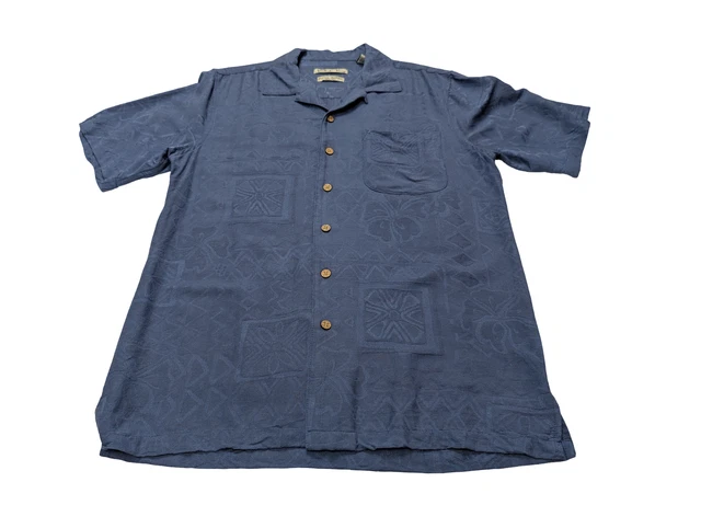 Chemise Hawaïenne Homme RIMA Bleue - Taille 3XL - Vintage - Occasion Très Bon État