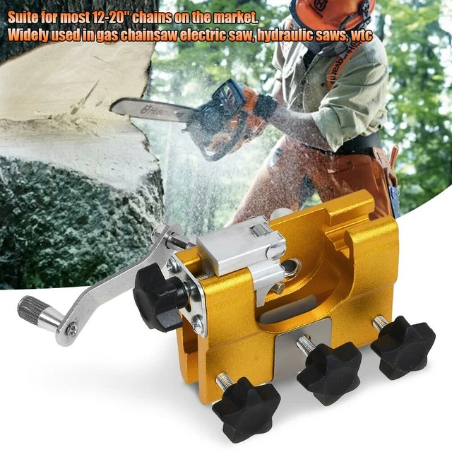 PORTABLE CHAINSAW SHARPENING Tool Chainsaw Chain Jig Chain Saw
