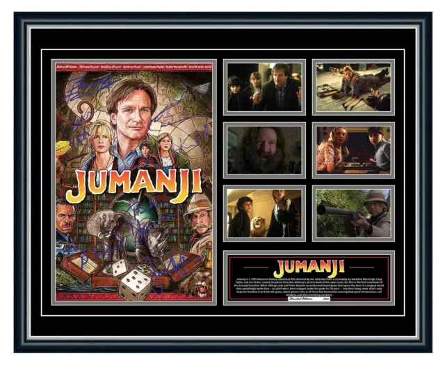 Jumanji (1995) Robin Williams Signed Poster Limited Edition Framed Memorabilia 2