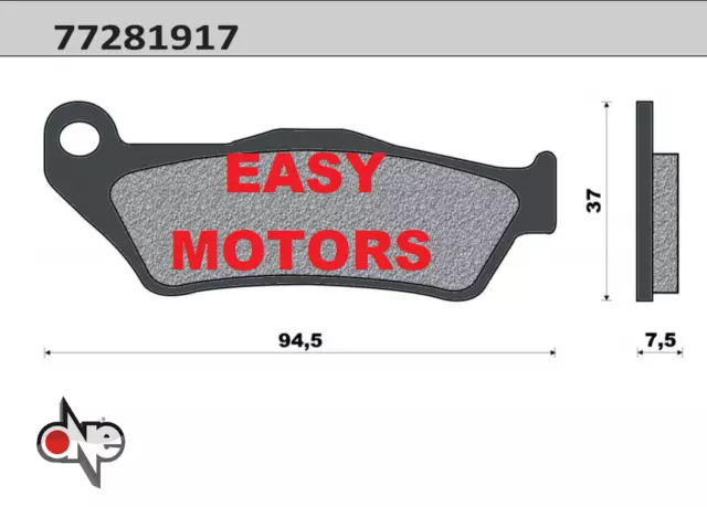 Paire Plaquettes de Frein Avant Husqvarna TC 510 04- >