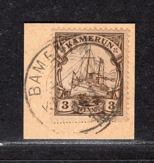 Kamerun Mi 7 Briefstück Bamenda 24.2.10