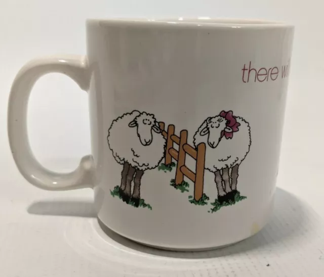 Vintage Russ Berrie There Will Never Be Another Ewe Mug Cup sheep England