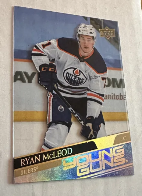 Ryan McLeod #71 - 2021-22 Edmonton Oilers Pride Tape Night Pre-Game Warm Up  Used CCM Stick With Pride Blade Tape - NHL Auctions