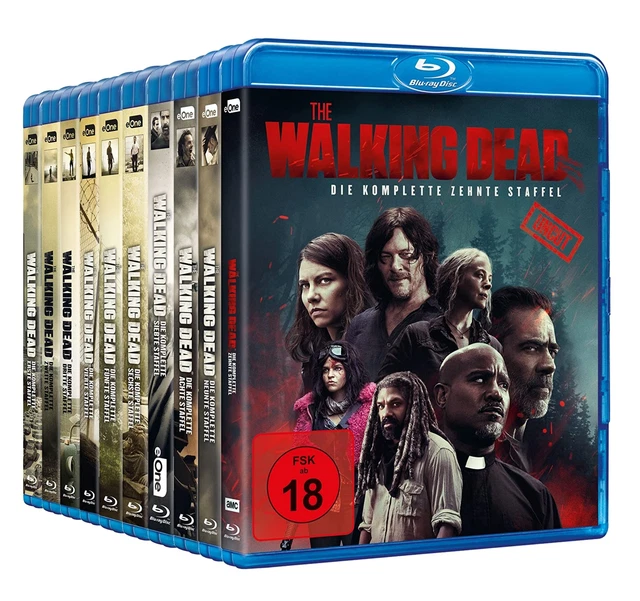 THE WALKING DEAD - Season/Staffel 1+2+3+4+5+6+7+8+9+10 # 50-BLU-RAY-SET