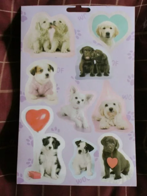 Aufkleber  Sticker Stickerbogen,  Hund  Hunde  Dog Stickers  RACHAEL  HALE # 3