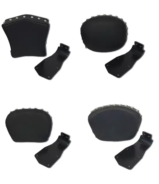 Clouté Fixe Position Conducteur Dossier pour 2000-up Yamaha V-Star 1100 Classic