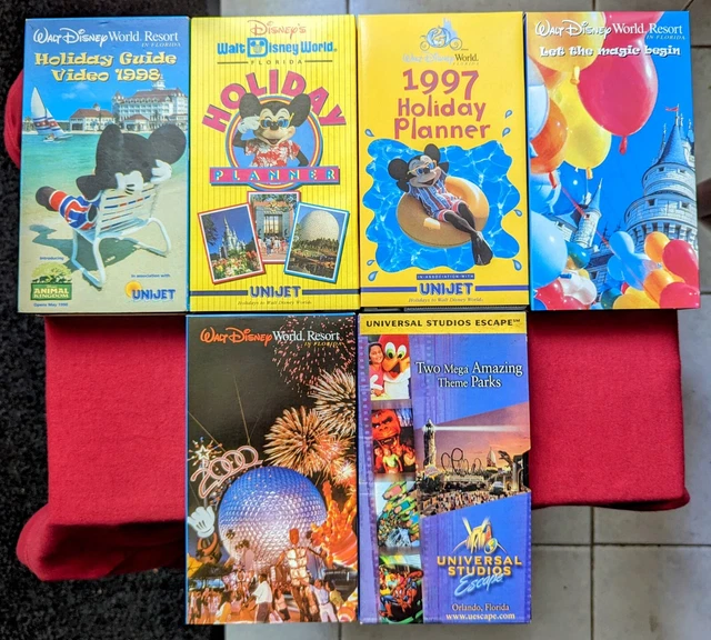 WALT DISNEY WORLD Resort Universal Studios Florida Promo Planner VHS