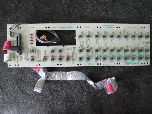 Parts Keyboard ROLAND 90' ASSY PANEL-BOARD Command D-5 D5 pictured VG condition