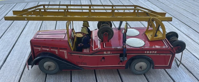 CAMION SAPEUR POMPIERS Joustra Mecanique Made In France EUR 29,00
