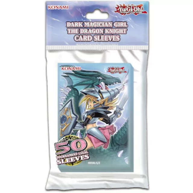 Konami Small Yugioh Dark Magician Girl Trading Card Sleeves 50 Pack