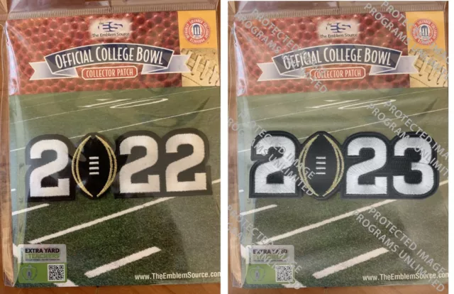 2022 2023 Georgia Bulldogs College Bowl Patch Set Back To Back National Champion