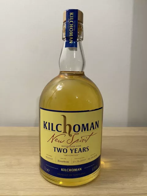 Scotch whisky Single Kilchoman New Spirit Two Years