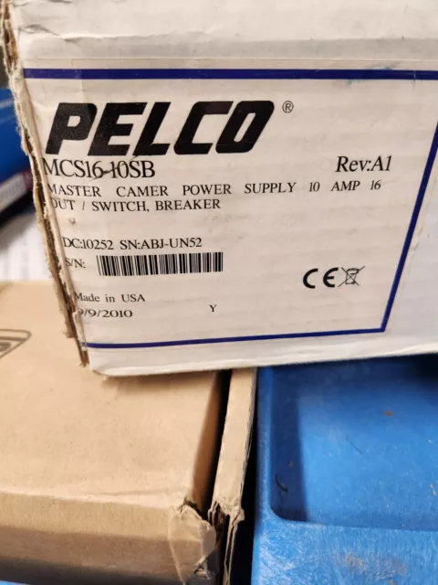 Pelco MCS16-10SB Indoor Power Supply 10Amp 16 Outputs - New