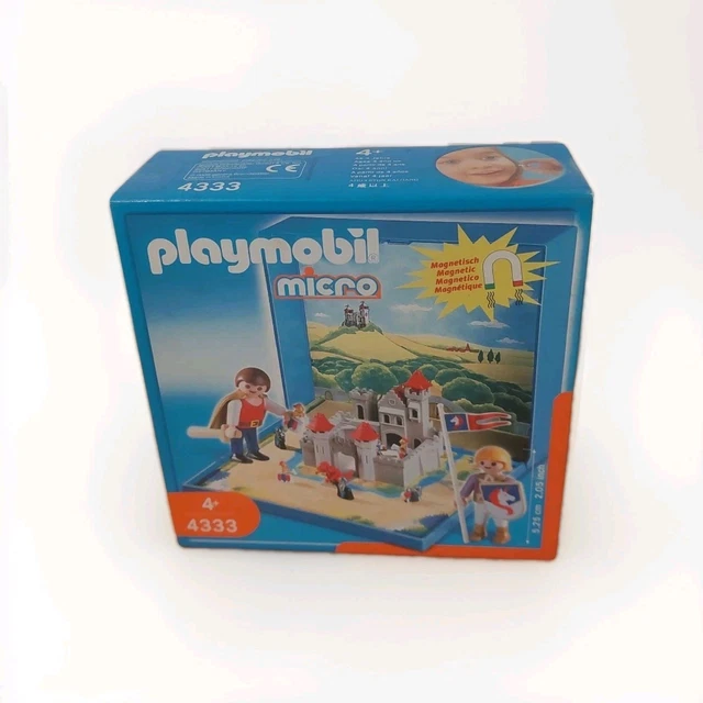 Playmobil Micro Château Des Chevaliers 4333 – Boîte Neuve Jamais Ouverte – Vintage Chevaliers