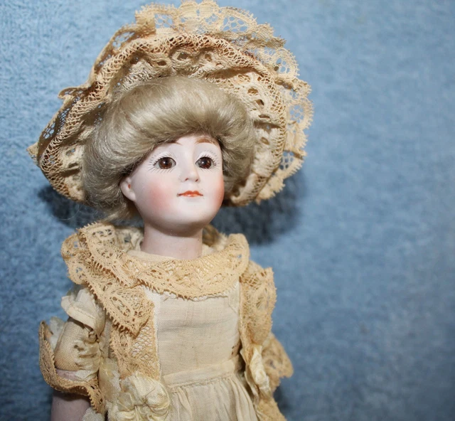 ANTIQUE~10" Doll~German~Porcelain Bisque~All Original~KESTNER GIBSON GIRL~BEAUTY 3