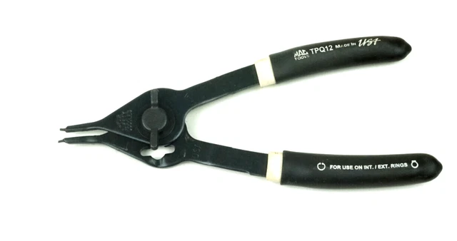 MAC Tools 6" Convertible Snap Ring Pliers Internal & External TPQ12 USA