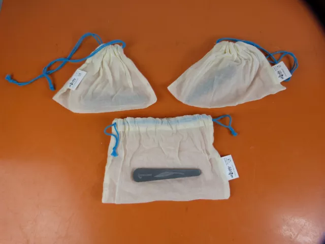 Lamazuna Lot de 3 Limes à ongles en pierre naturelle