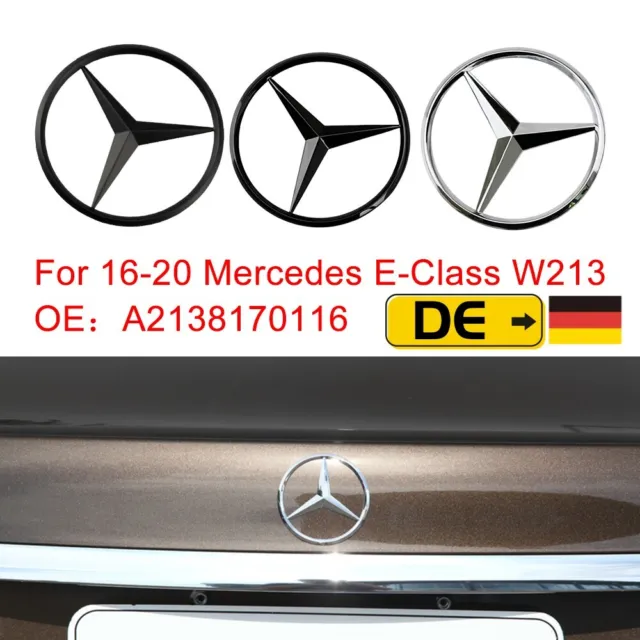 Für Mercedes Benz Emblem Kofferraum Stern Logo Hinten Heckklappe Abzeichen