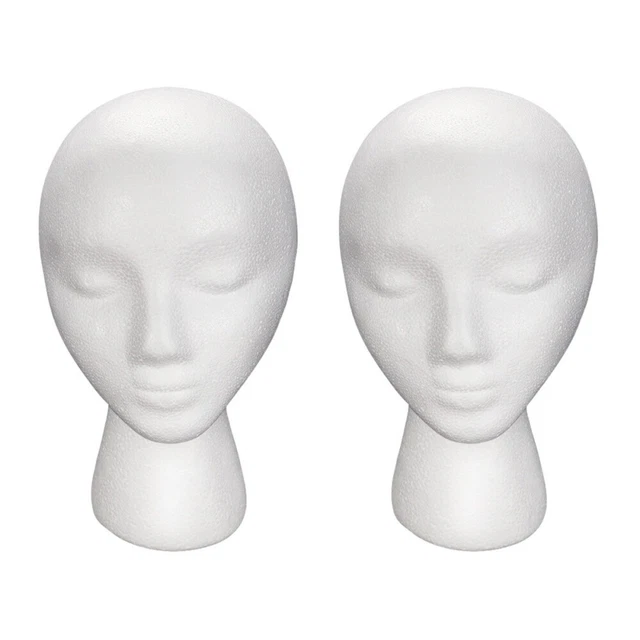 2 piezas Cabezal Modelo Sombreros Mujer Auriculares Soporte Espora Bañera
