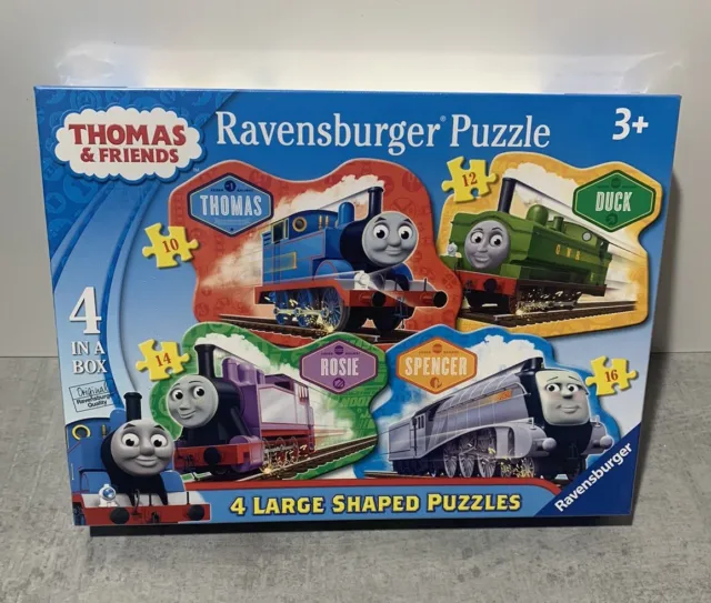 Ravensburger Thomas & Friends 4 Large Shaped Jigsaw Puzzles Spencer Rosie Duck